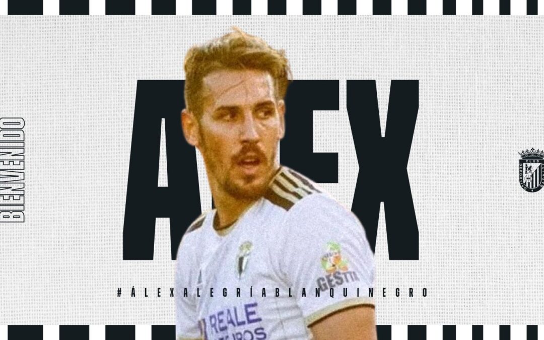 El Club Deportivo Badajoz anuncia el fichaje de Álex Alegría.